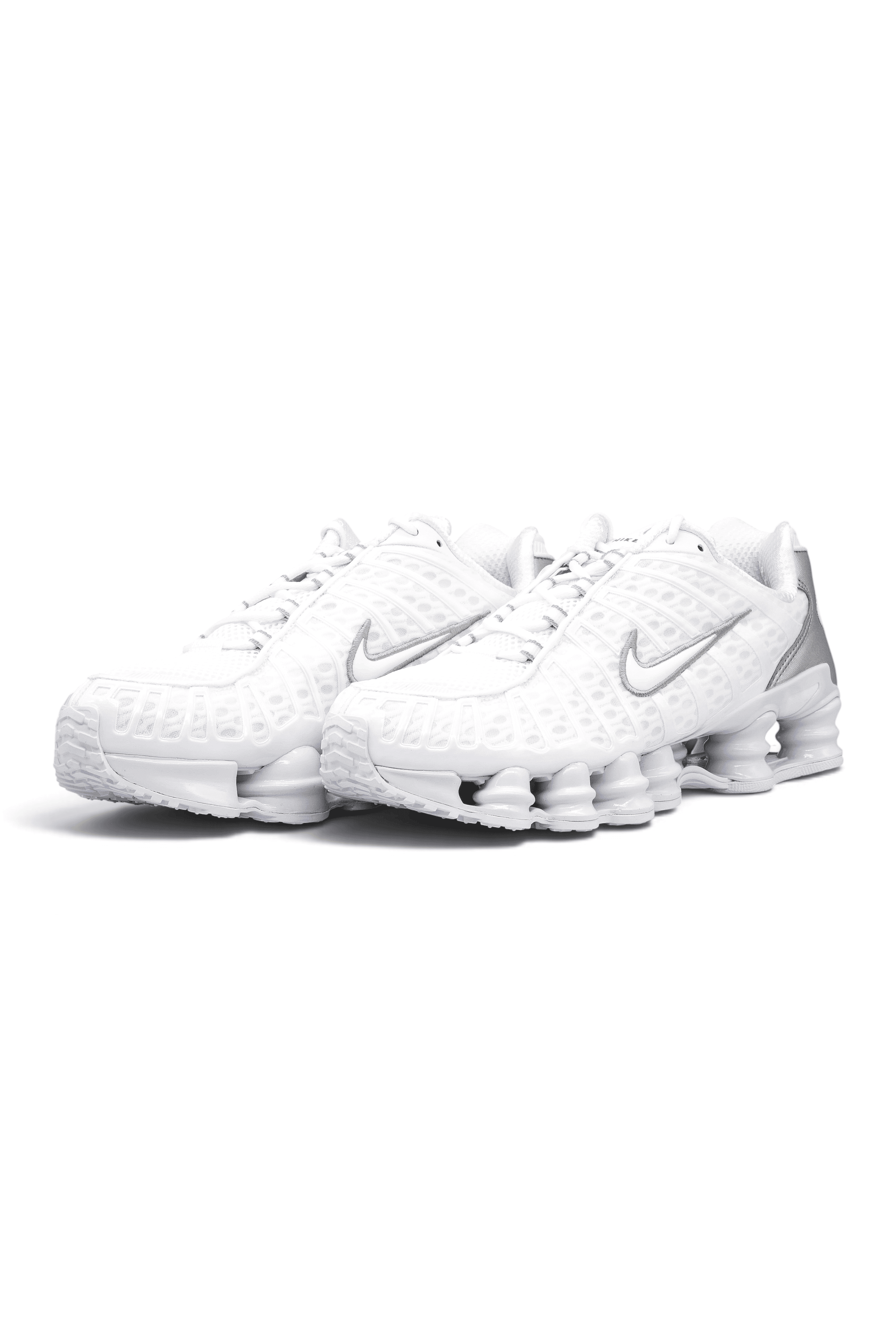 Nike Shox TL White/White/Metallic Silver