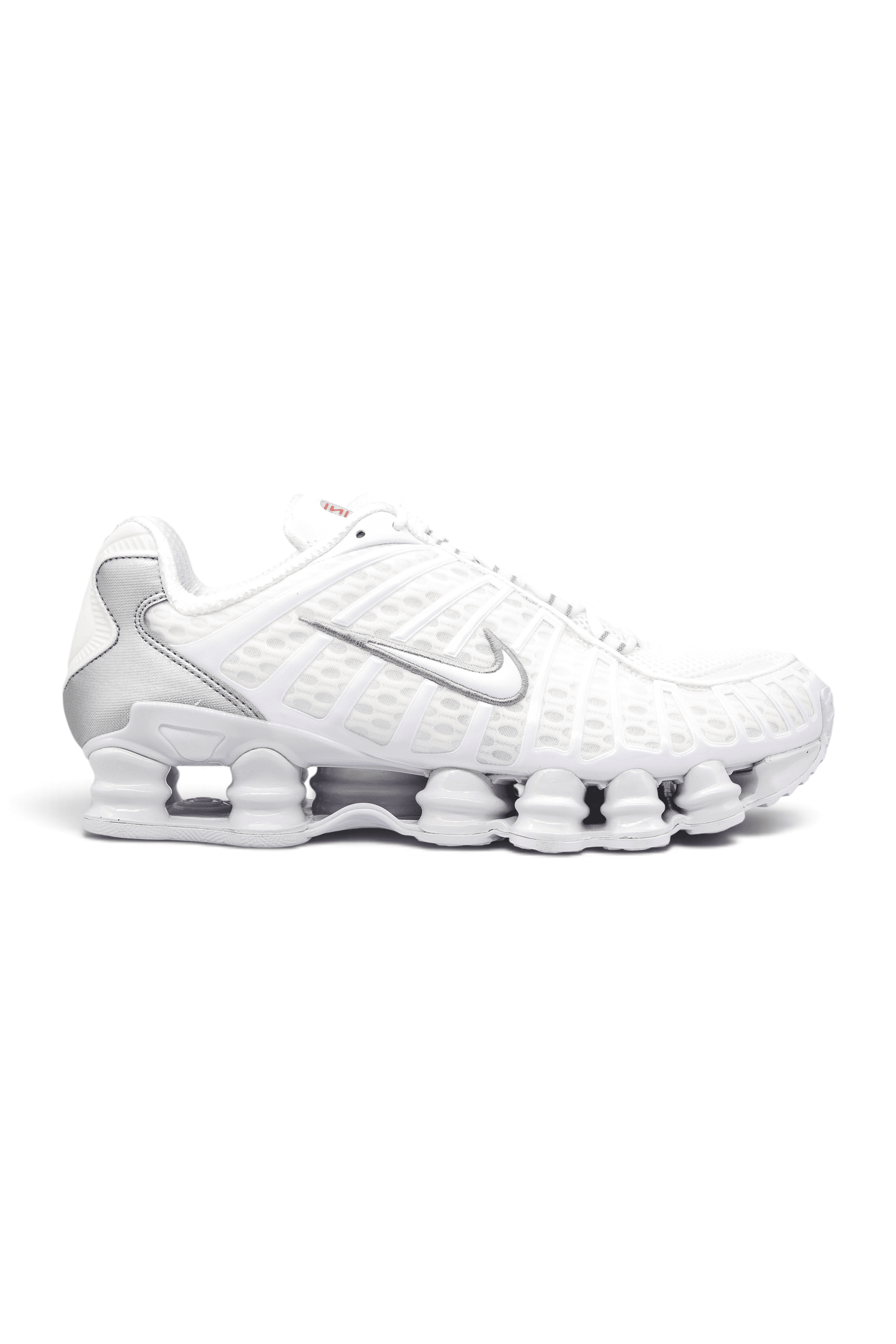 Nike Shox TL White/White/Metallic Silver