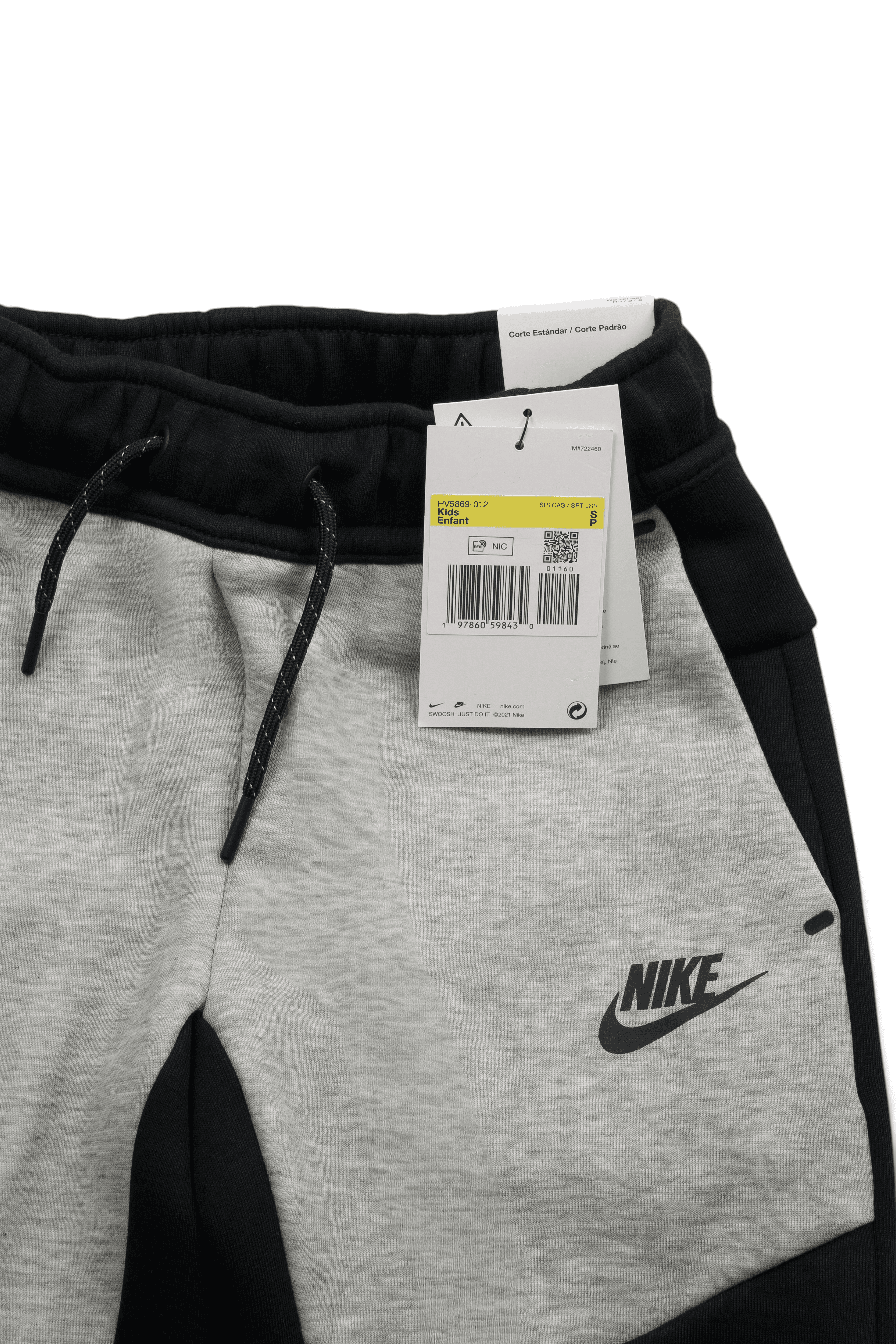 Nike Tech Fleece Joggers Black/Grey (Junior)