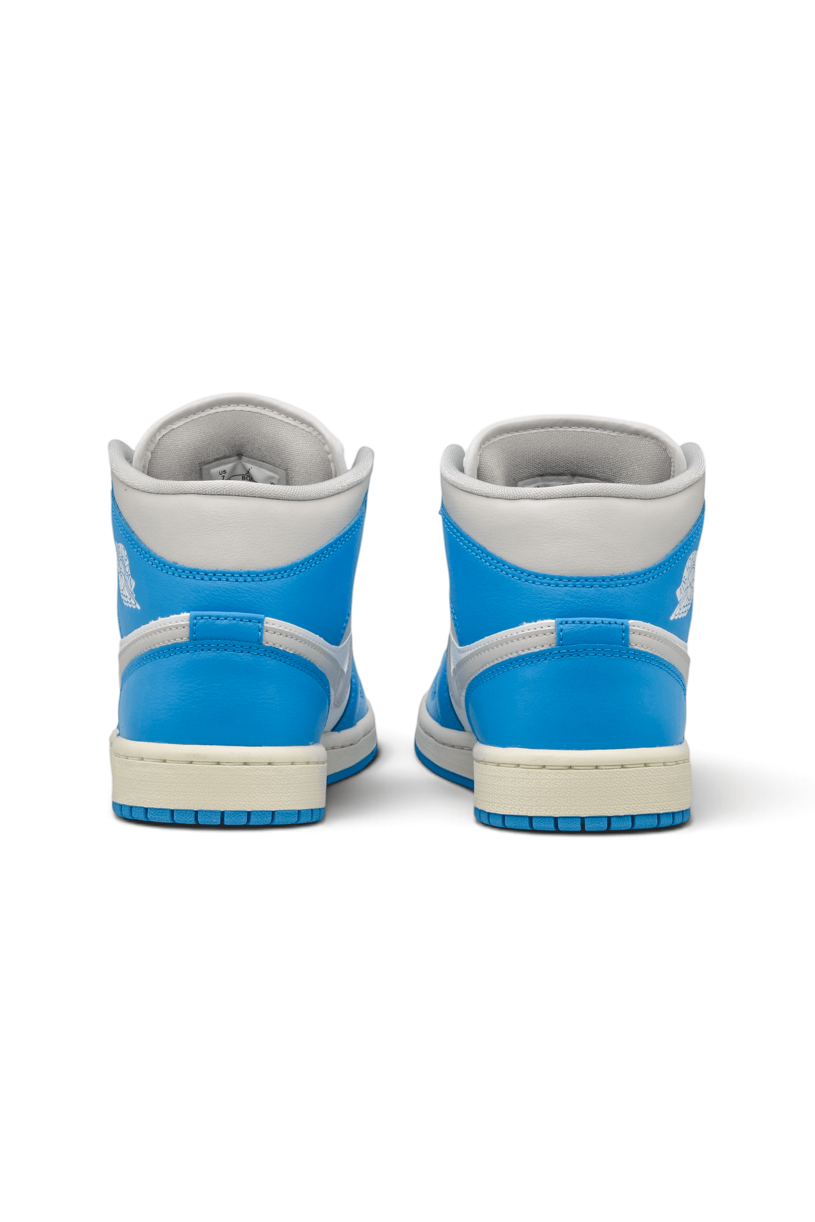 Jordan 1 Mid Dark Powder Blue White Sail Neutral Grey (Women's)