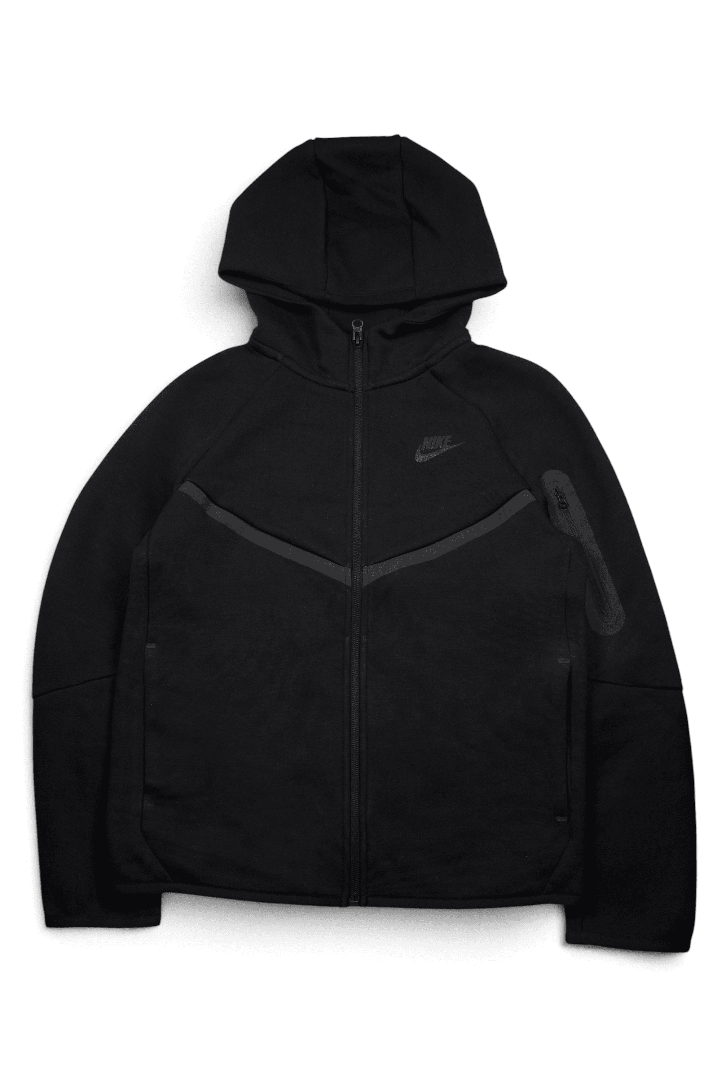 Nike Tech Fleece Zip Hoodie Black (Junior)
