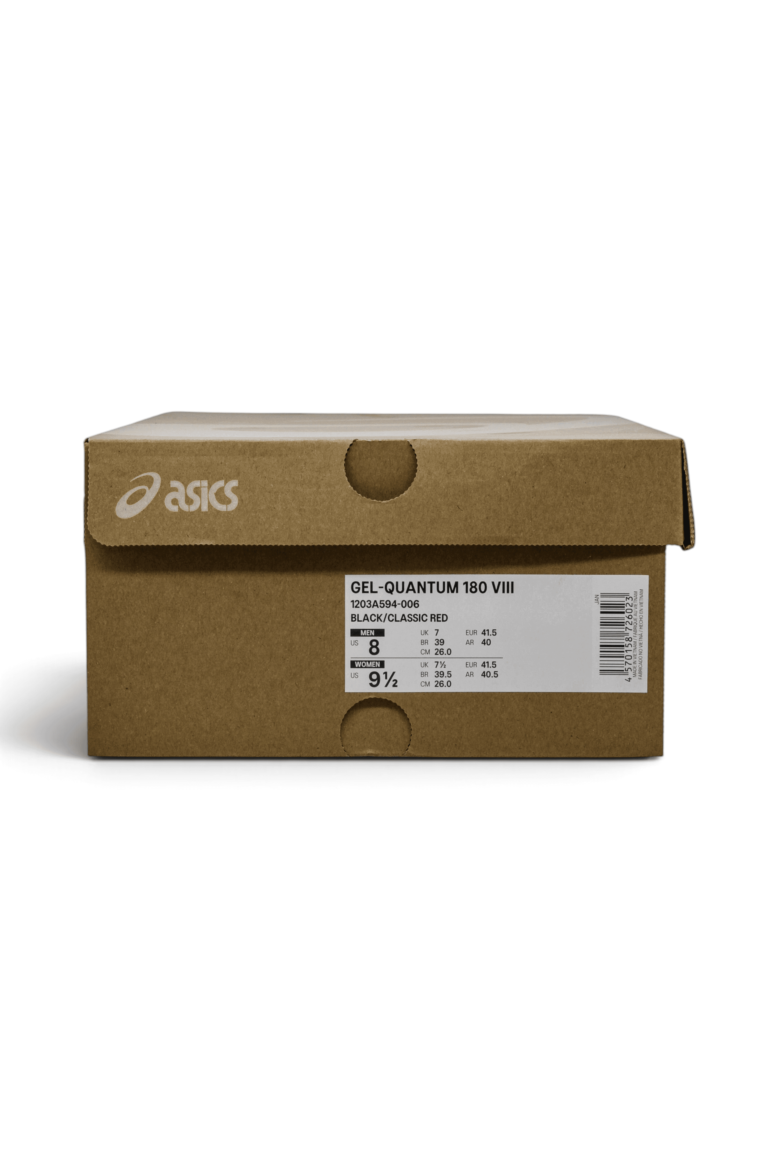 ASICS Gel-Quantum 180 VIII Black Classic Red