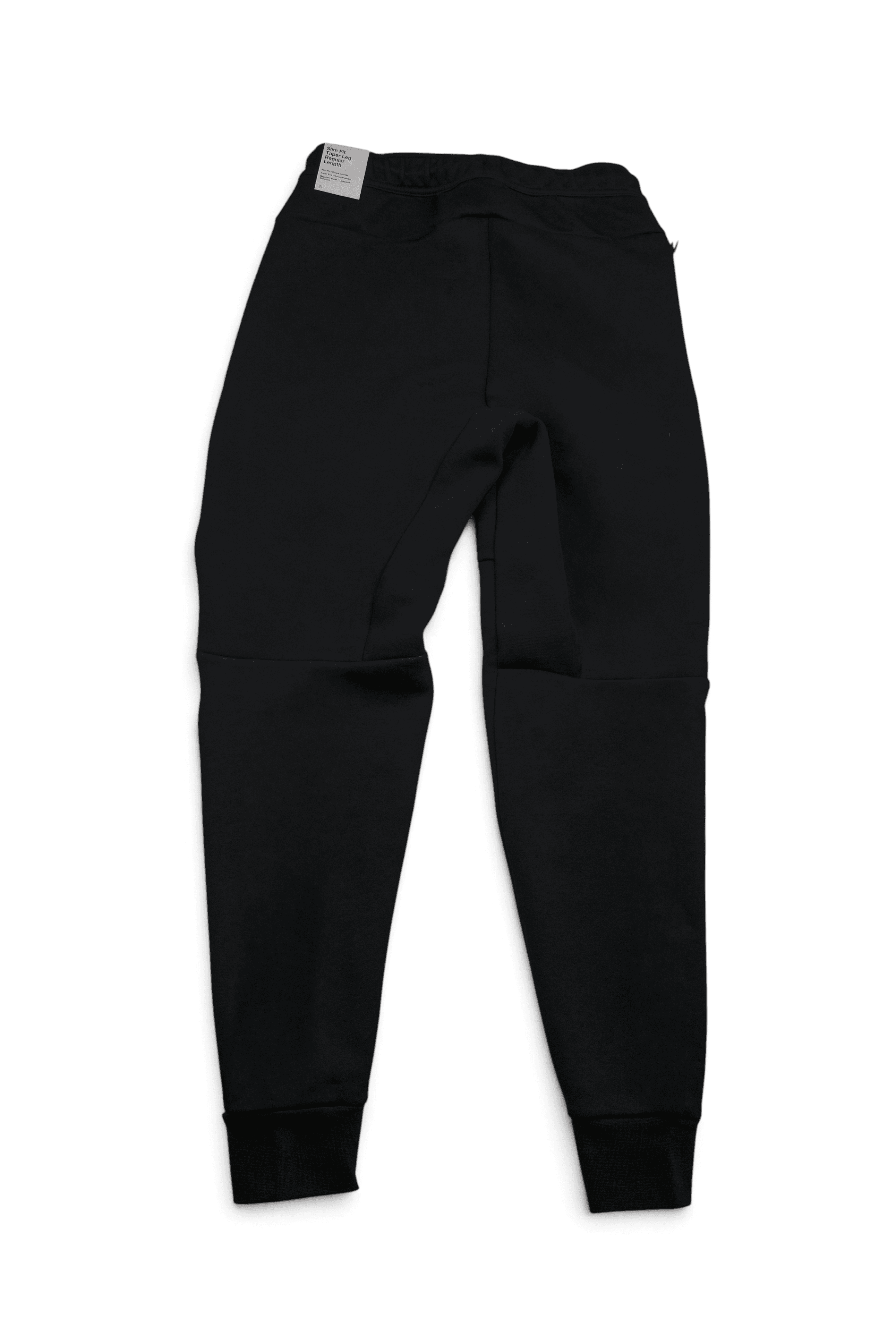 NIKE Tech Fleece Joggers Black White Reflective