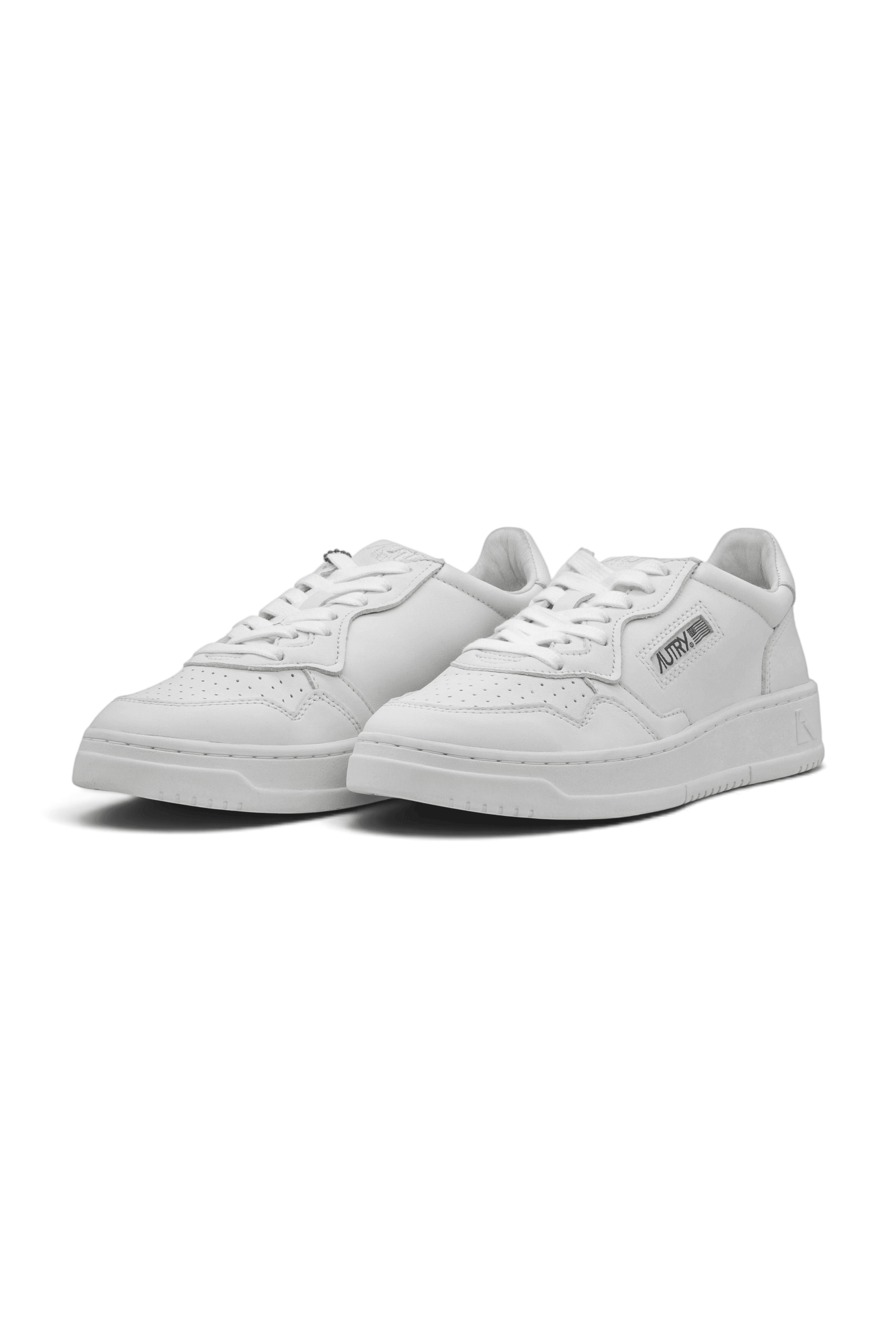 Autry Medalist Low White Super Soft Napa Leather