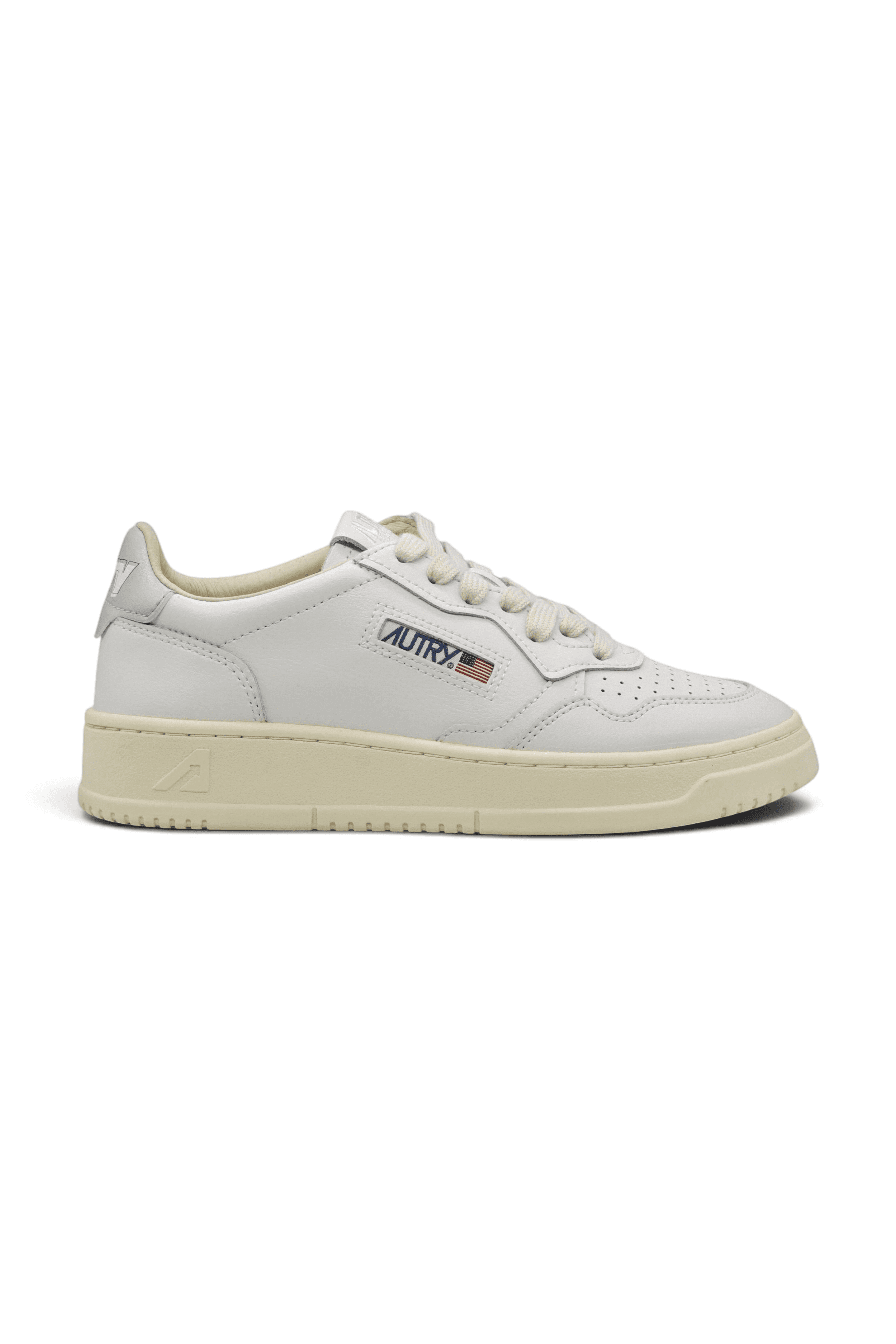 Autry Medalist Low White Silver (Women's)
