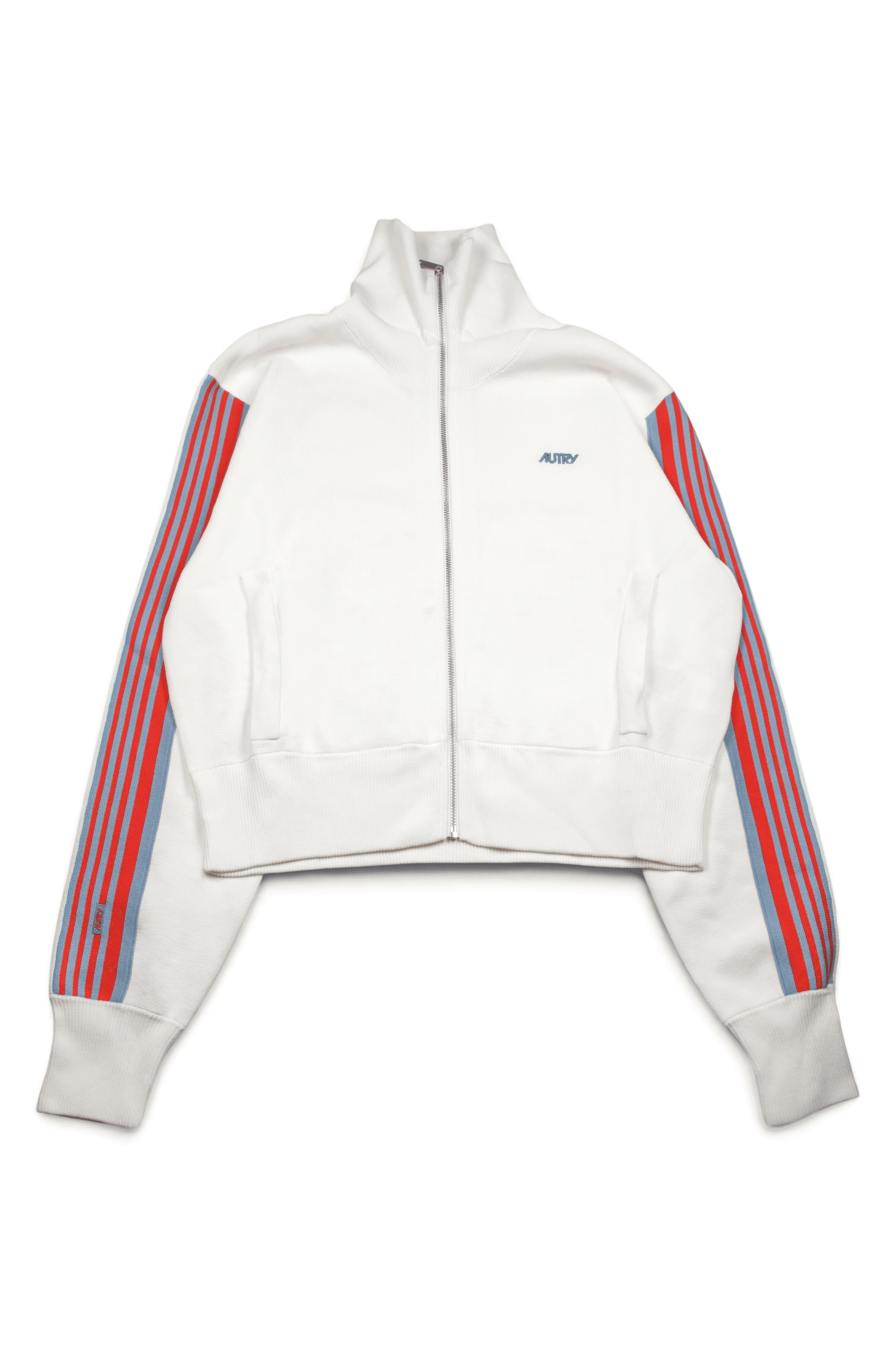 AUTRY KNITTED VISCOSE FULL ZIP JACKET WOMAN
