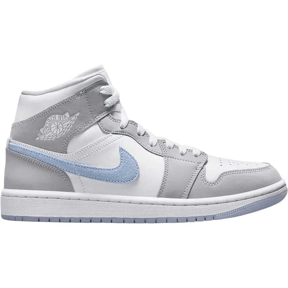 Jordan 1 Mid Wolf Grey Aluminum (Women's)