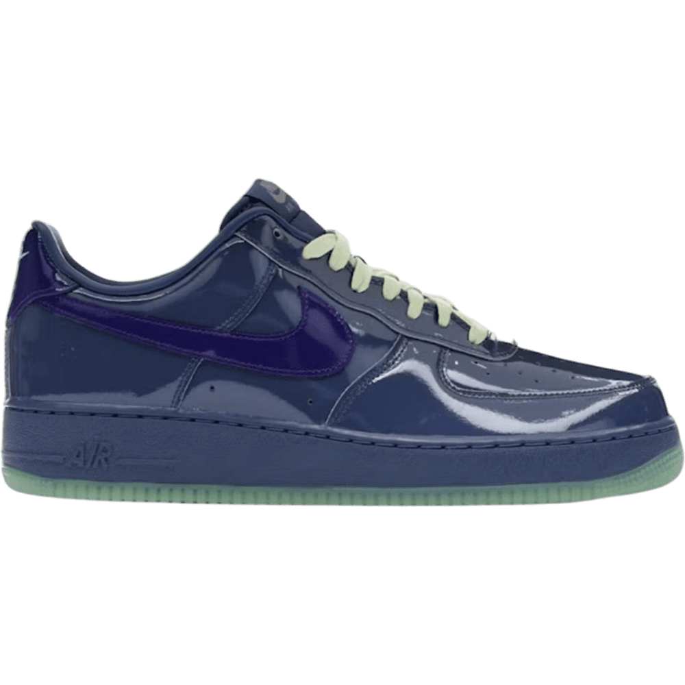 Nike Air Force 1 Low Patent Leather Mystic Navy Grape Ice