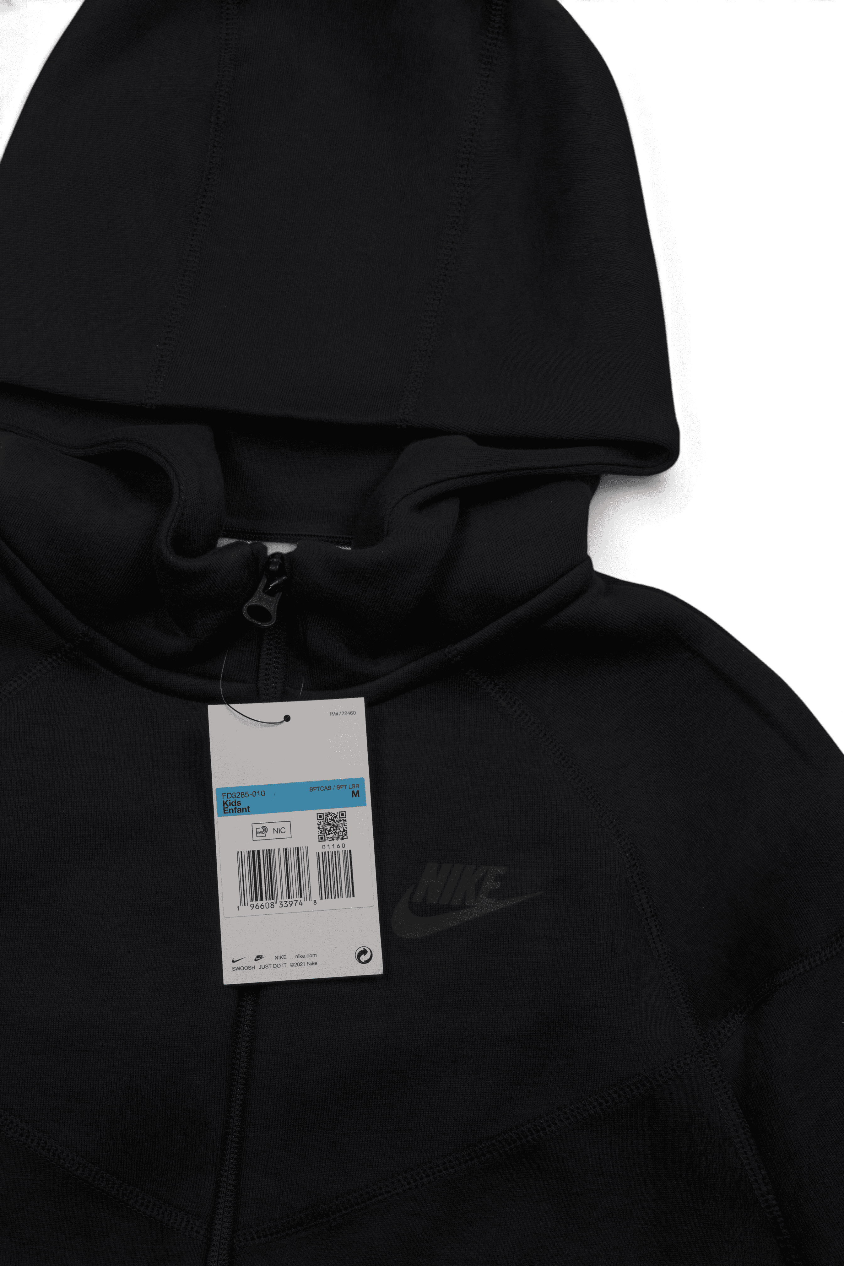Nike Tech Fleece ZIP Hoodie Black (Junior)