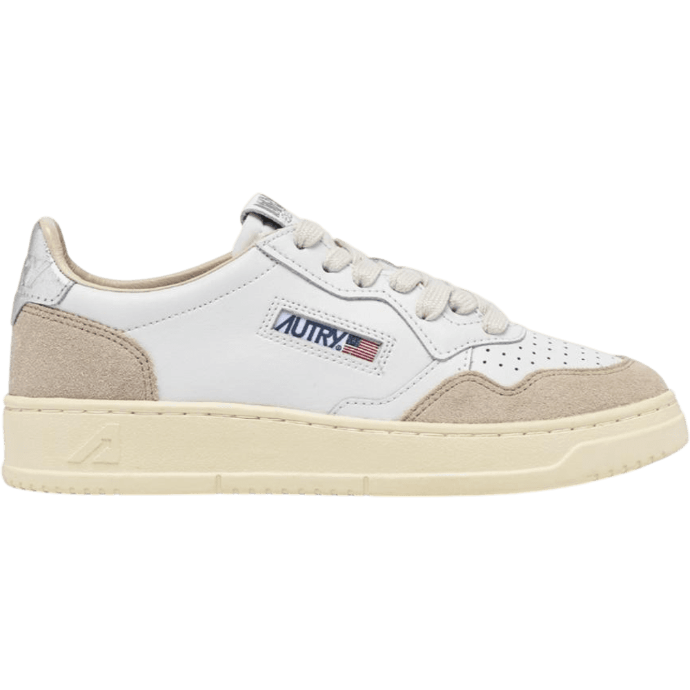 Autry Medalist Low White Silver (Women's)