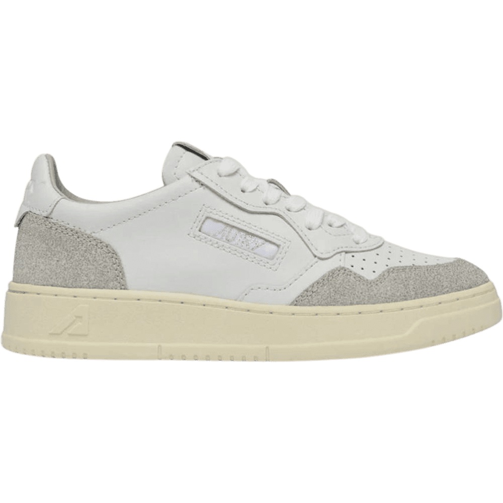 Autry Medalist Low White Glitter (Women's)