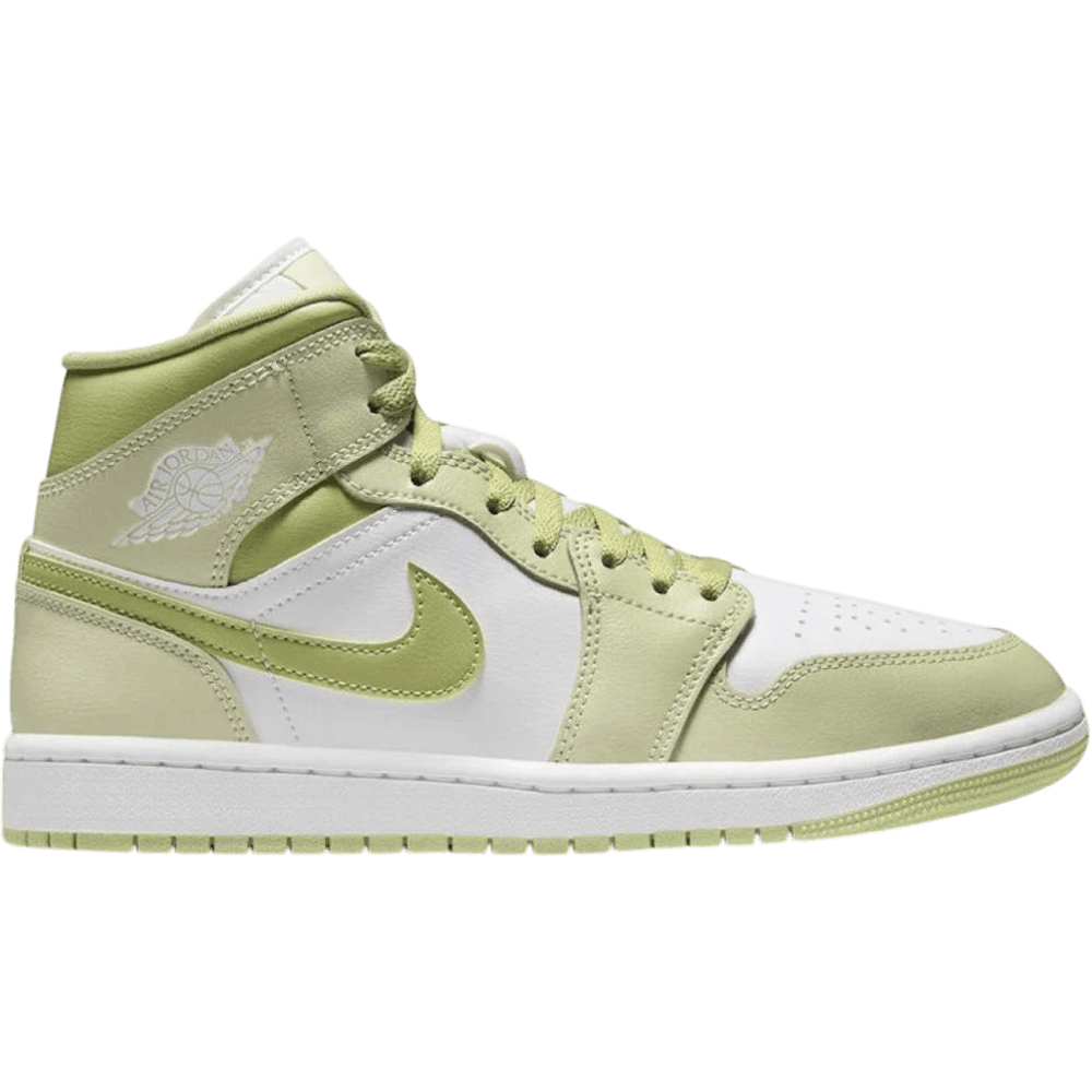 Jordan 1 Mid Olive Aura Lawn (Women's)