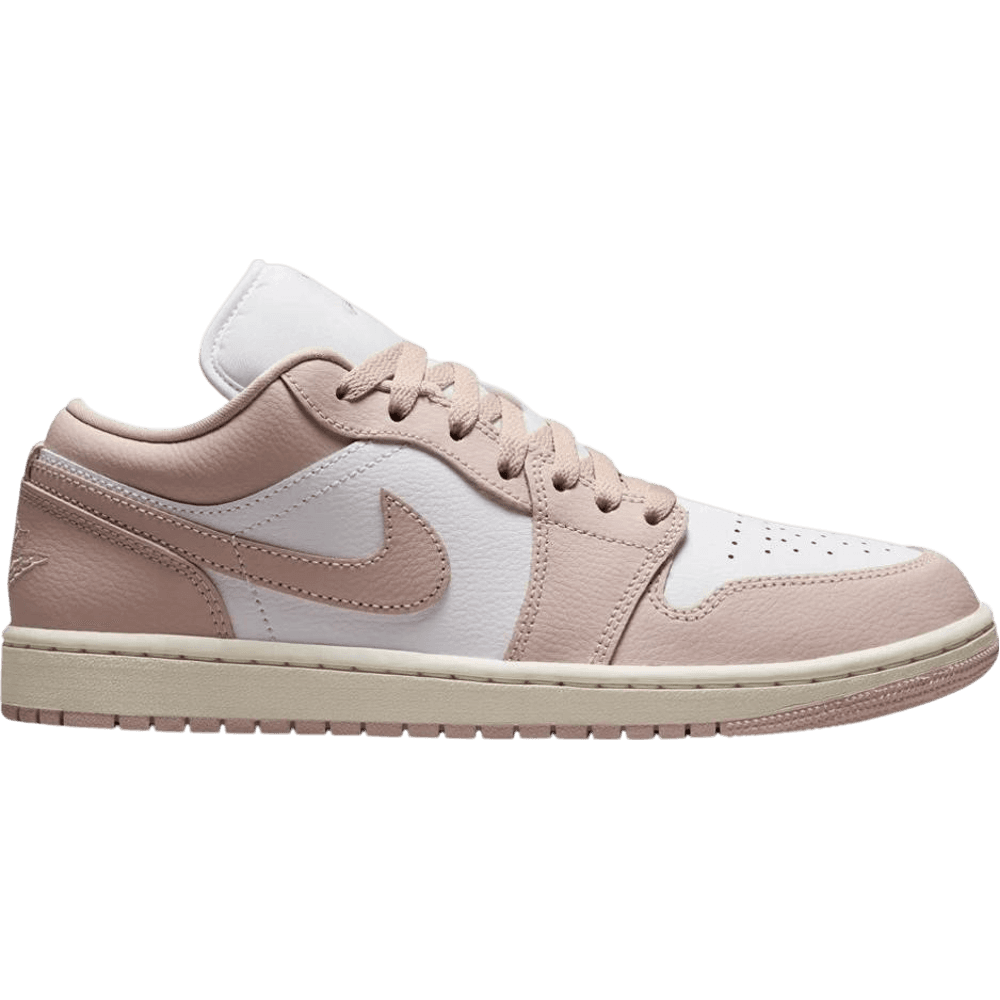 Air Jordan 1 Low White/Pink Oxford-Sail