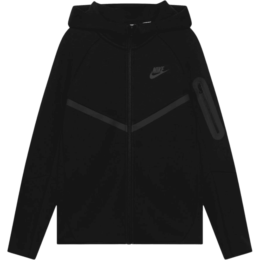 Nike Tech Fleece Zip Hoodie Black (GS)