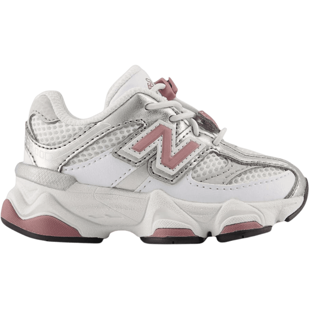 New Balance 9060 Bungee Lace White Rosewood Silver (TD)