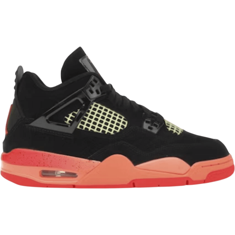 Jordan 4 Retro Black Infrared Barely Volt (GS)