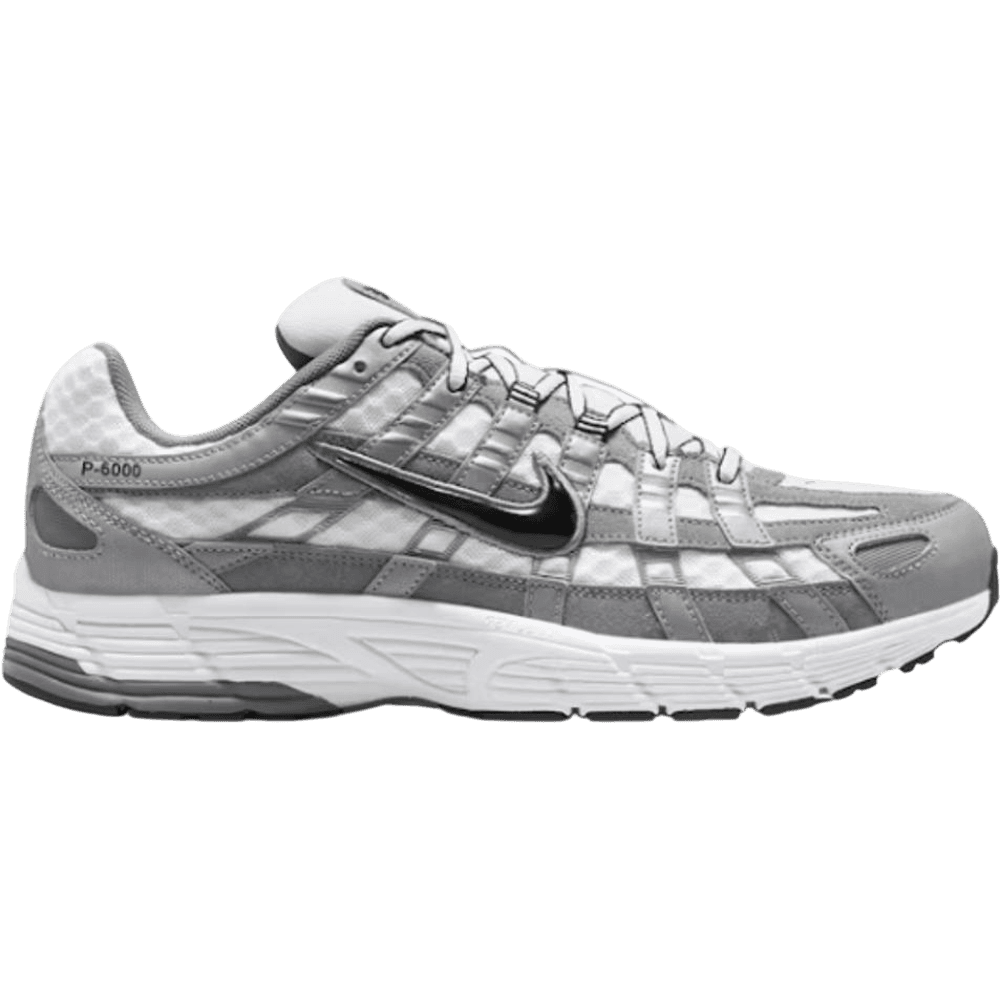 Nike P-6000 White Metallic Cool Grey Black