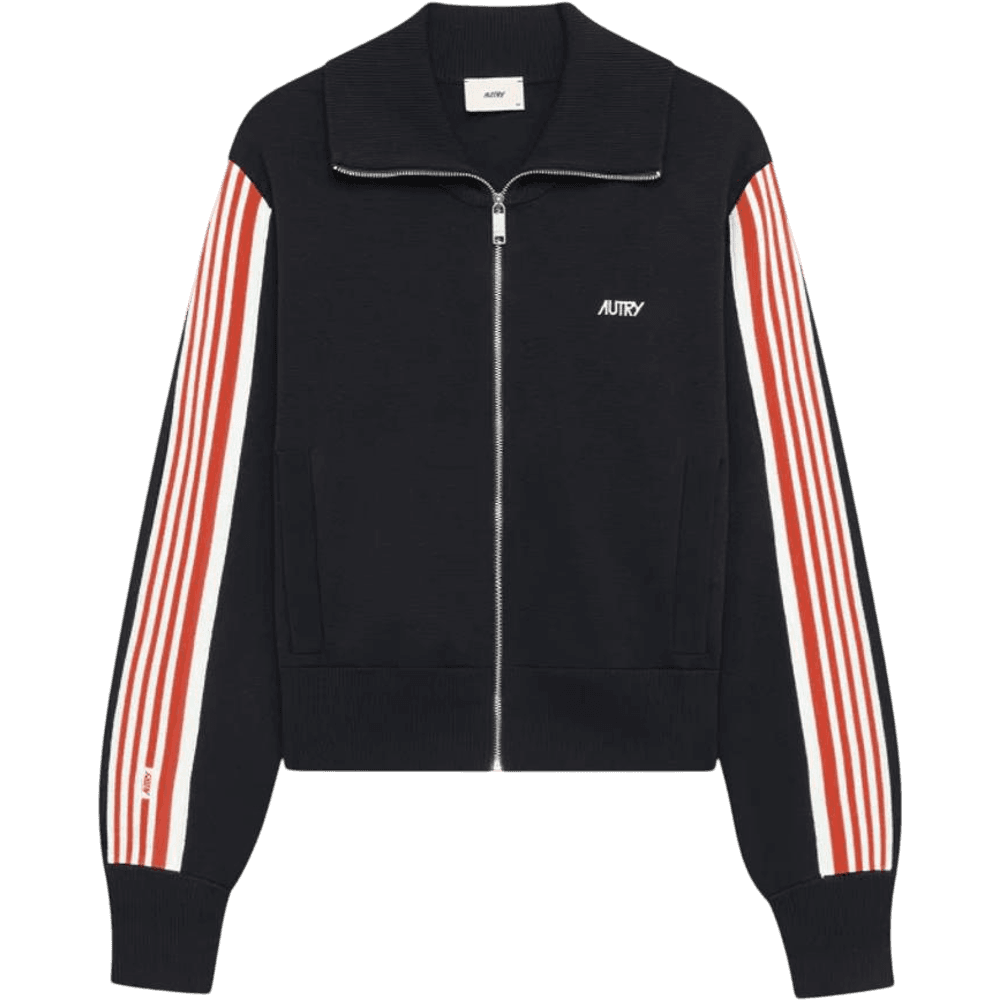 AUTRY KNITTED VISCOSE FULL ZIP JACKET WOMAN