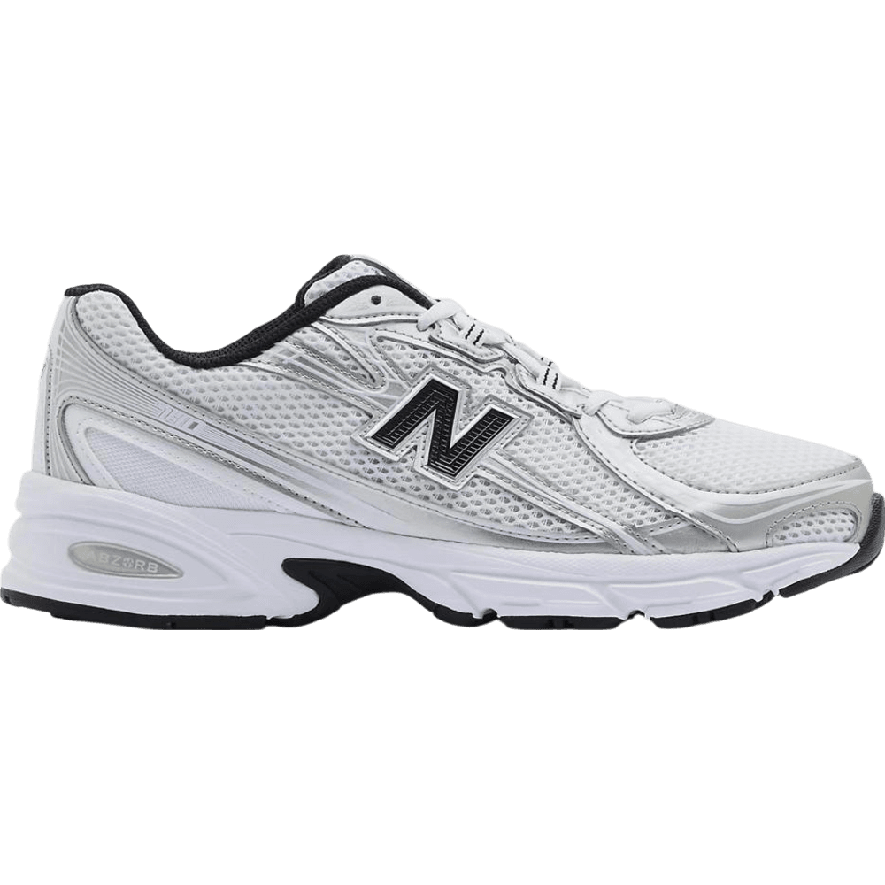 New Balance 740 White Silver Metallic Navy 