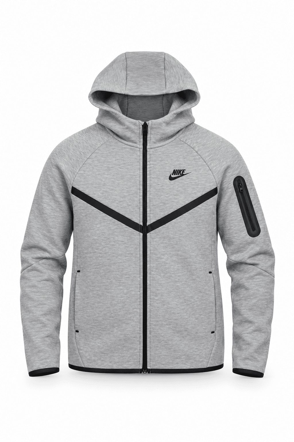 Nike Sportswear Tech Fleece Full-Zip Hoodie Grey (Junior)