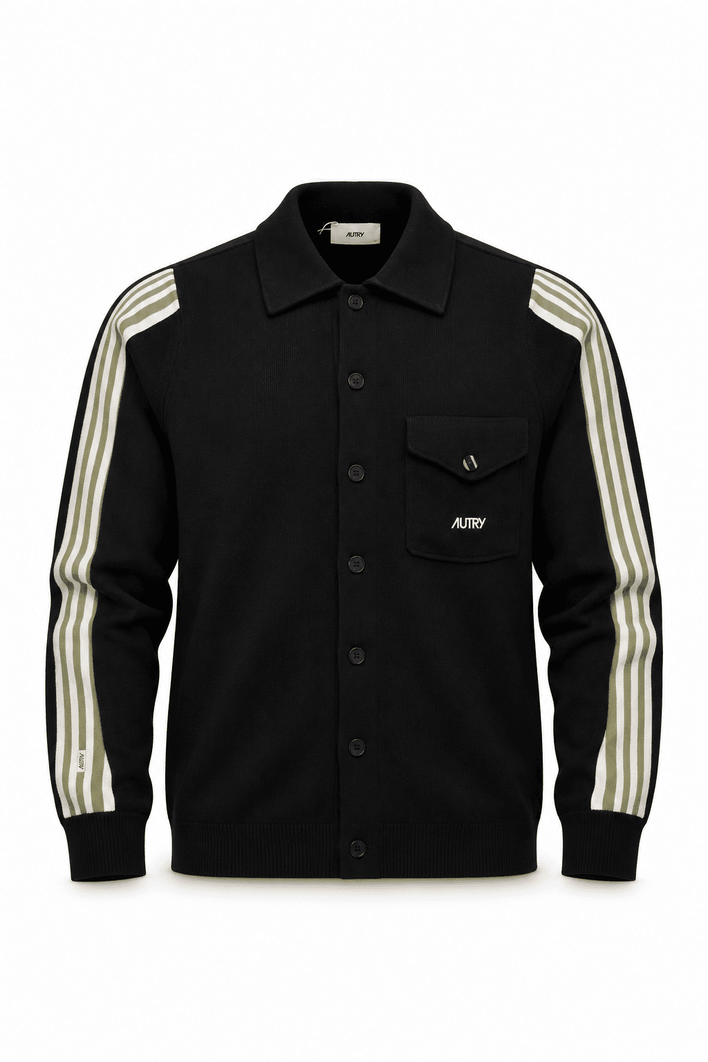 AUTRY KNITTED VISCOSE SHIRT JACKET MAN