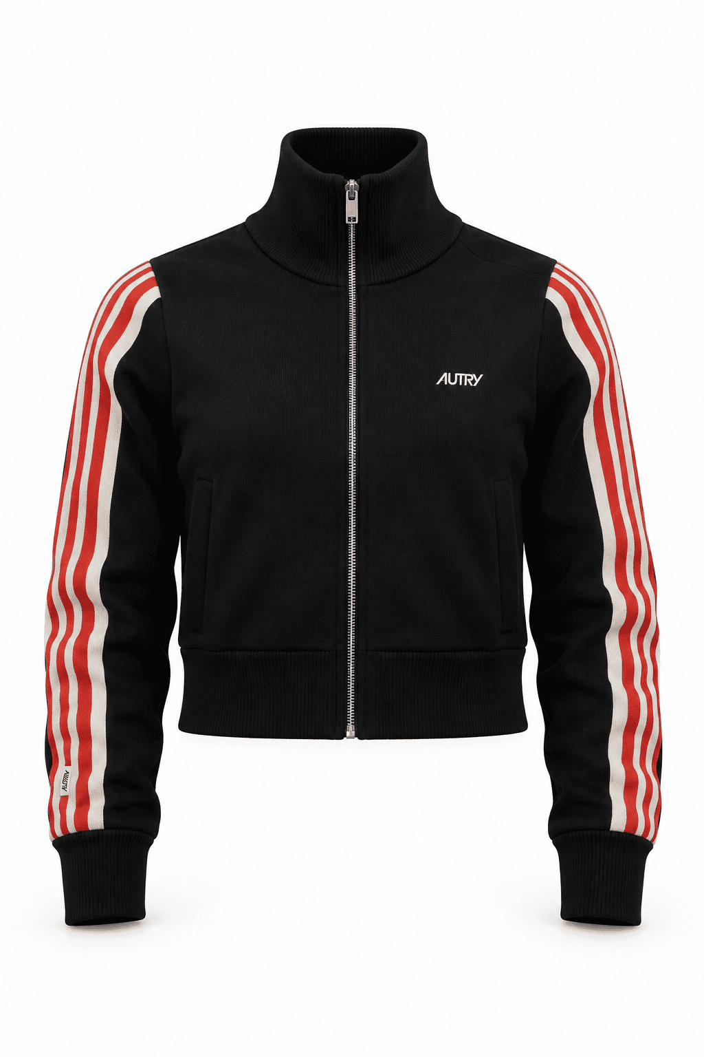 AUTRY KNITTED VISCOSE FULL ZIP JACKET WOMAN
