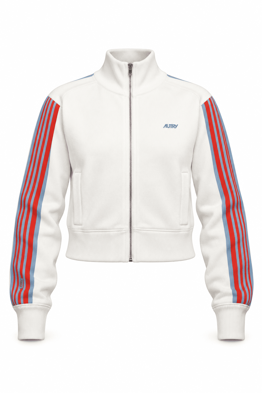 AUTRY KNITTED VISCOSE FULL ZIP JACKET WOMAN