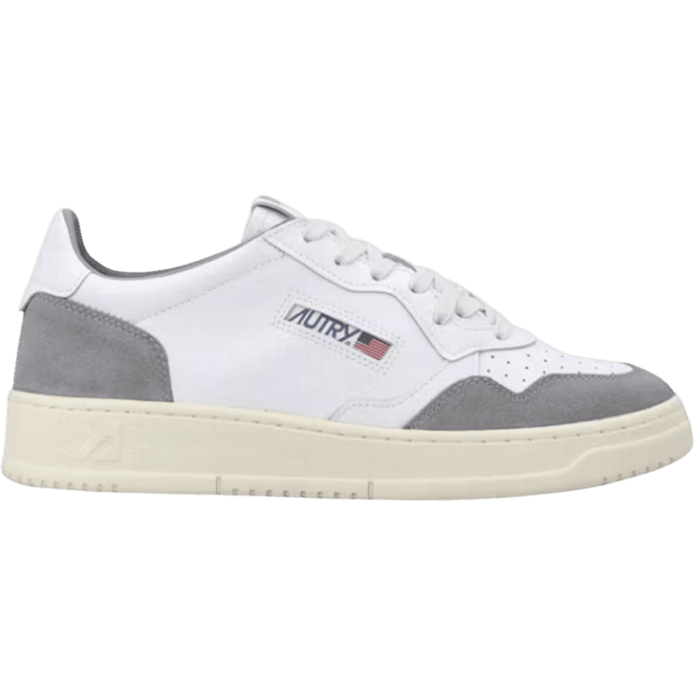 Autry Medalist Leather Low White Vapor