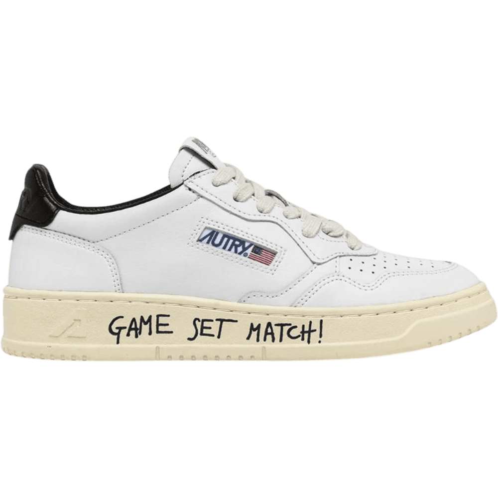 Autry Medalist Low White/Black