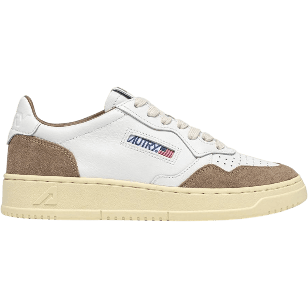 Autry Medalist Low White Antelope (Women's)