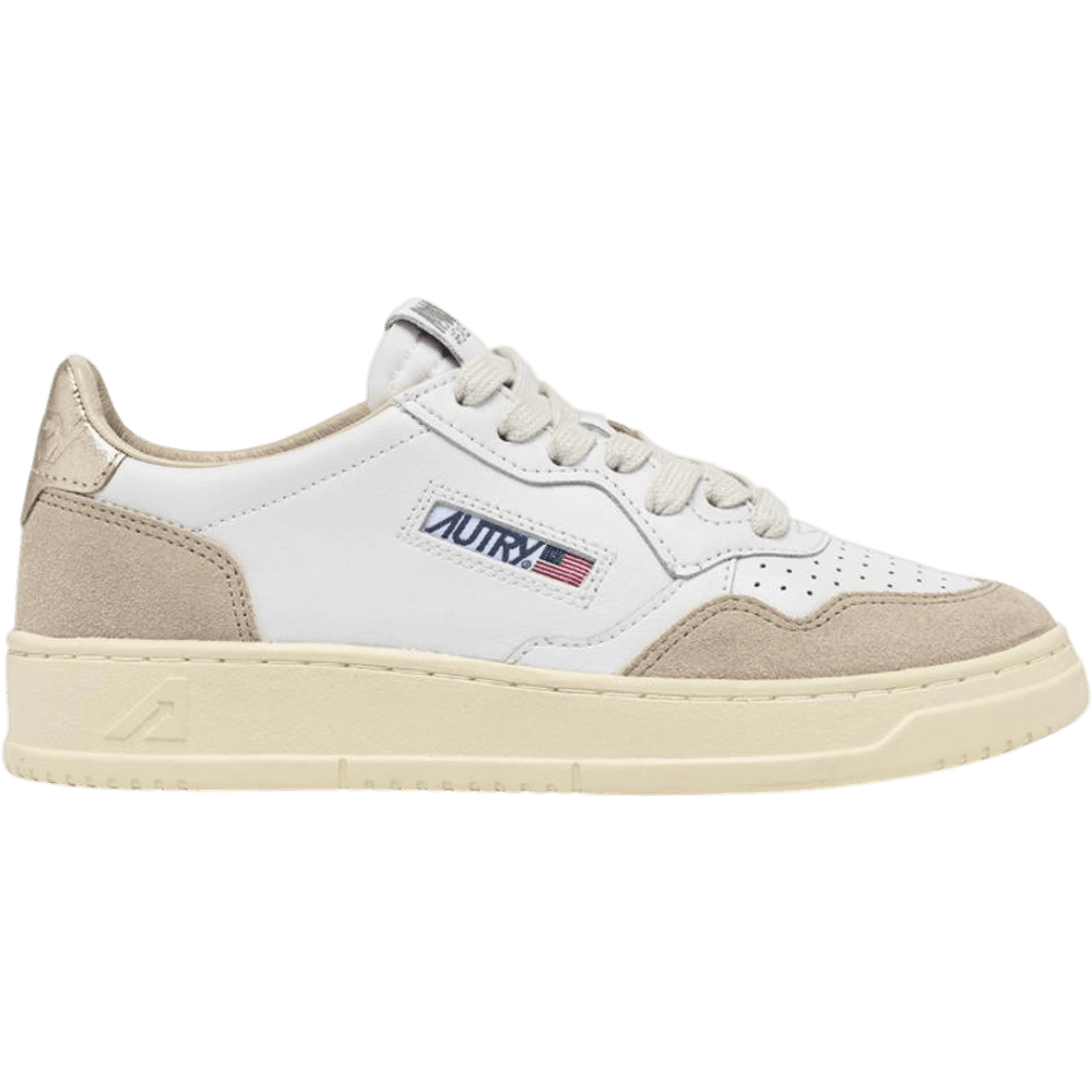 Autry Medalist Low White Gold (Women's)